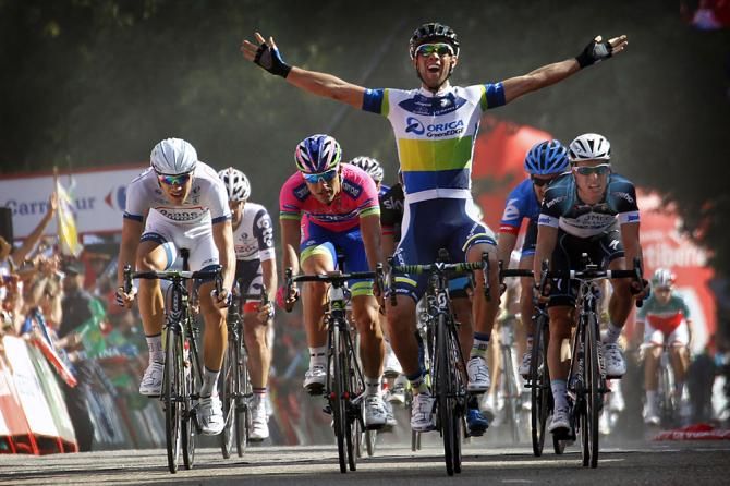 Michael Matthews (Orica-GreenEdge) gets the win