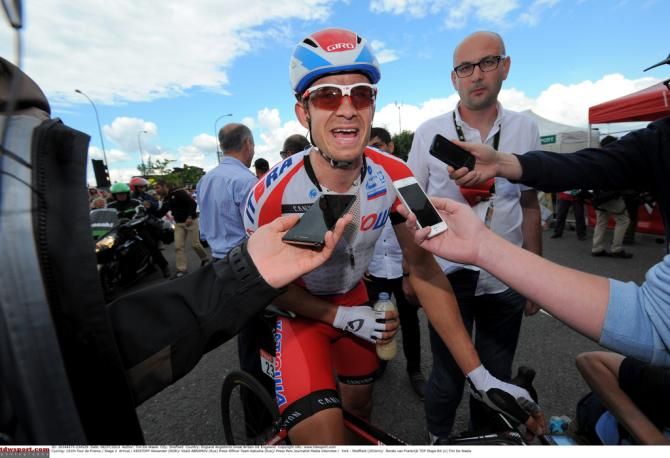 Alexander Kristoff (Katusha) after stage 2