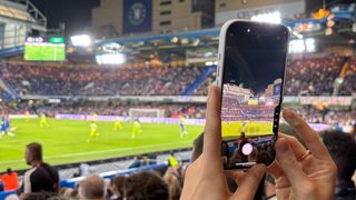 Using the iPhone 16 Pro Camera Control at a soccer game