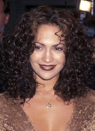 Jennifer Lopez attends the "Anaconda" Westwood Premiere on April 7, 1997 at Mann Village Theatre in Westwood, California