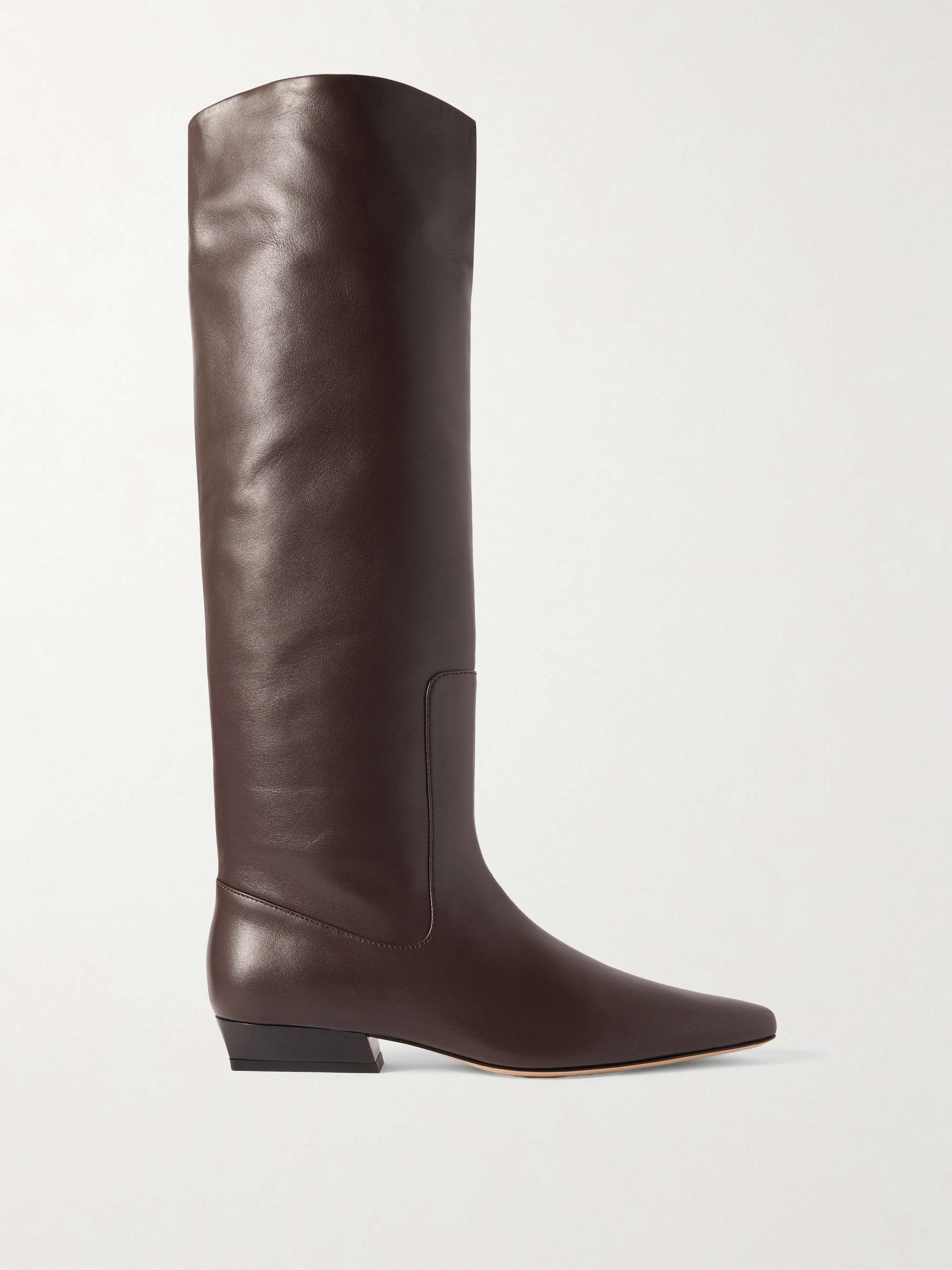 Wally Leather Knee Boots