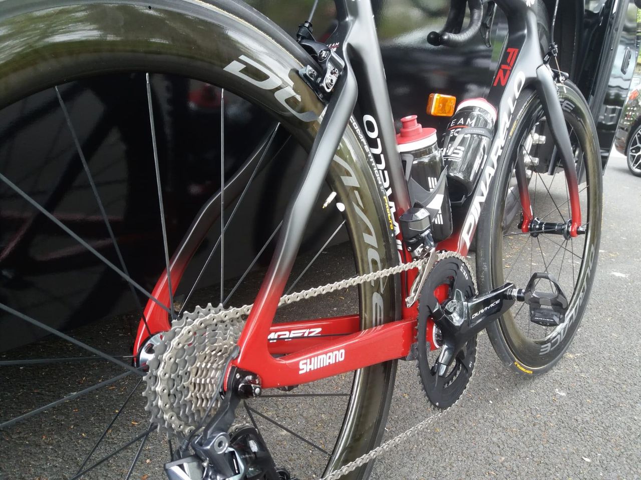 The rear end of the Pinarello Dogma F12