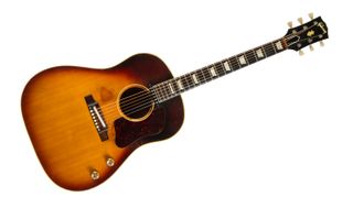 Bought for just $175 and subsequently sold at auction for $2.4m, this guitar featured on many of The Beatles' early recordings