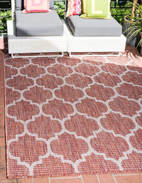 Unique Loom Trellis Collection Casual Moroccan Lattice Outdoor Rug | $99 $43.83 at Amazon (save $55.17)