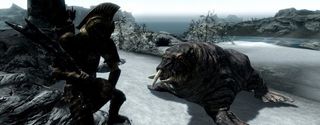 The Elder Scrolls V Skyrim - don't mess with the war walrus