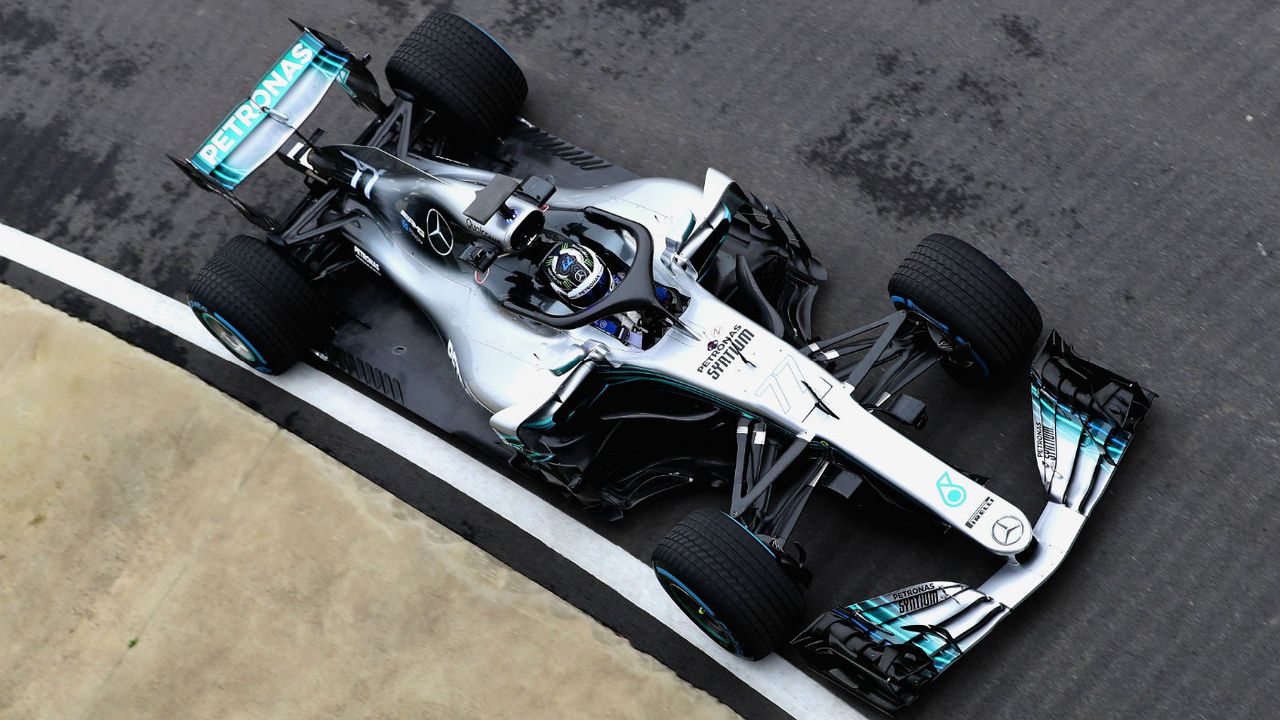 Mercedes W09 car launch F1 2018