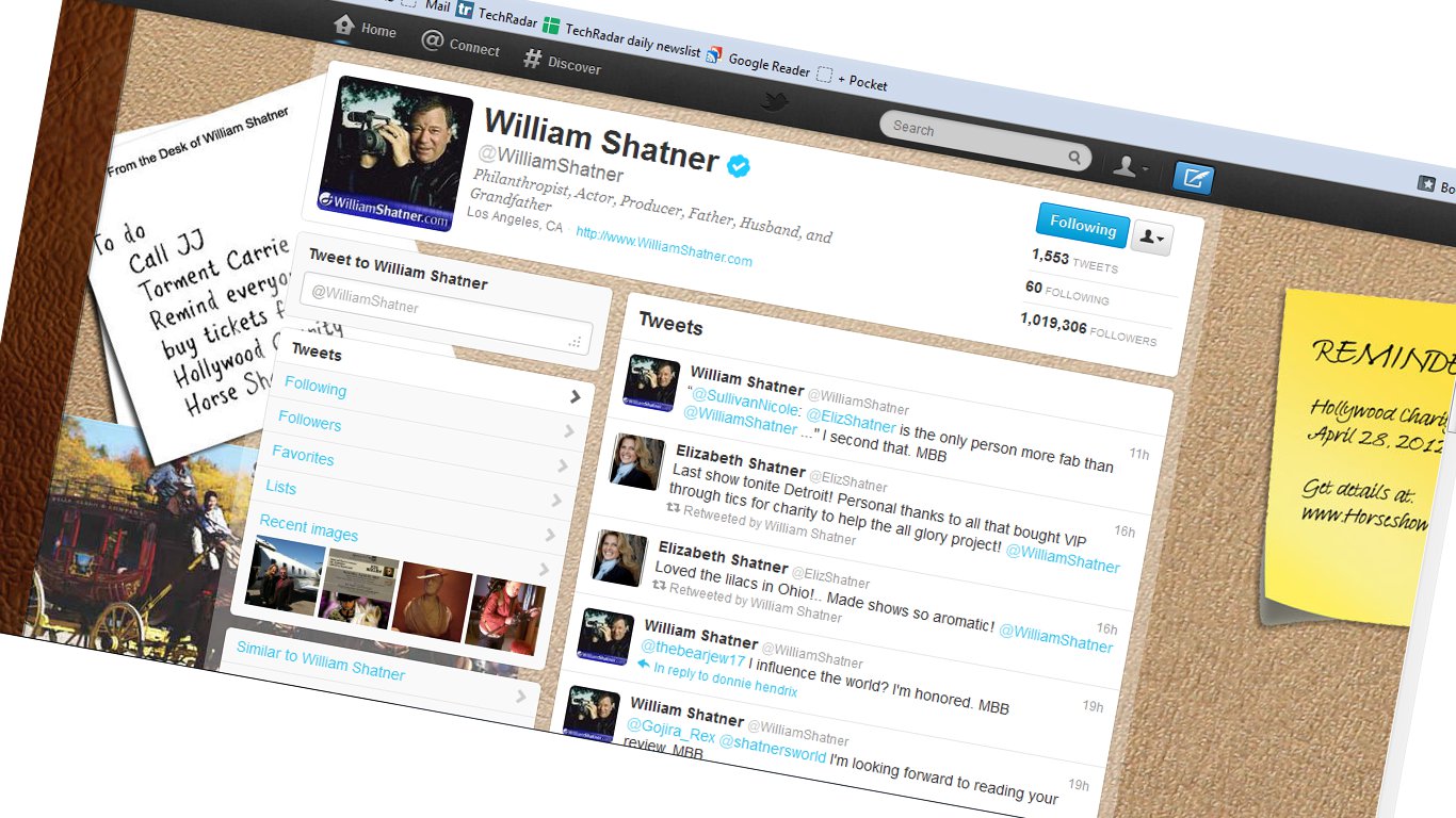 One More Thing: Shatner takes Twitter on a lunch date