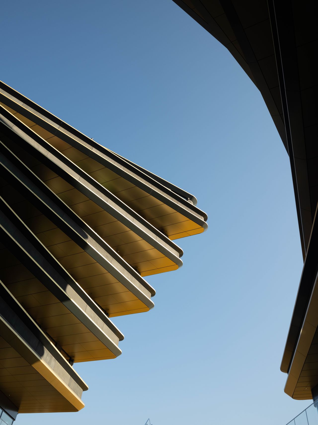 Architecturally interesting building in Prague