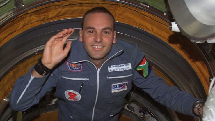 Mark Shuttleworth in space