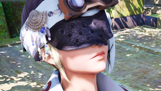 Masked Final Fantasy 14 character
