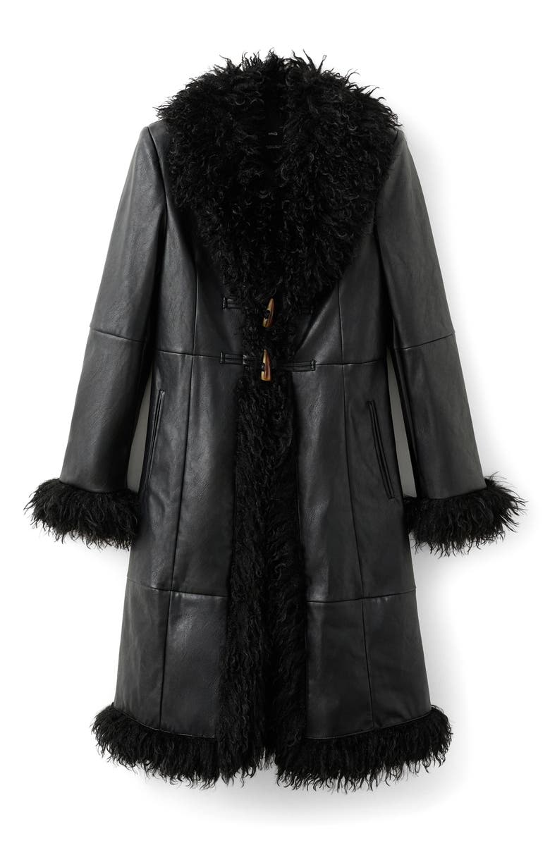 Faux Shearling Coat