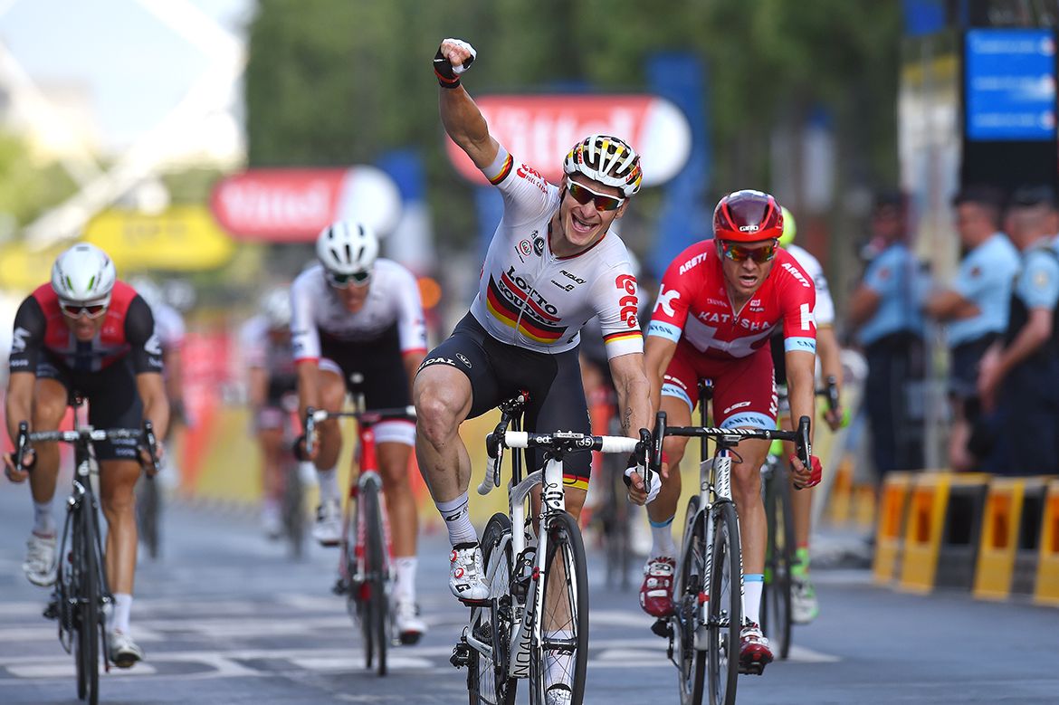 Andre Greipel (Lotto Soudal) wins the final stage