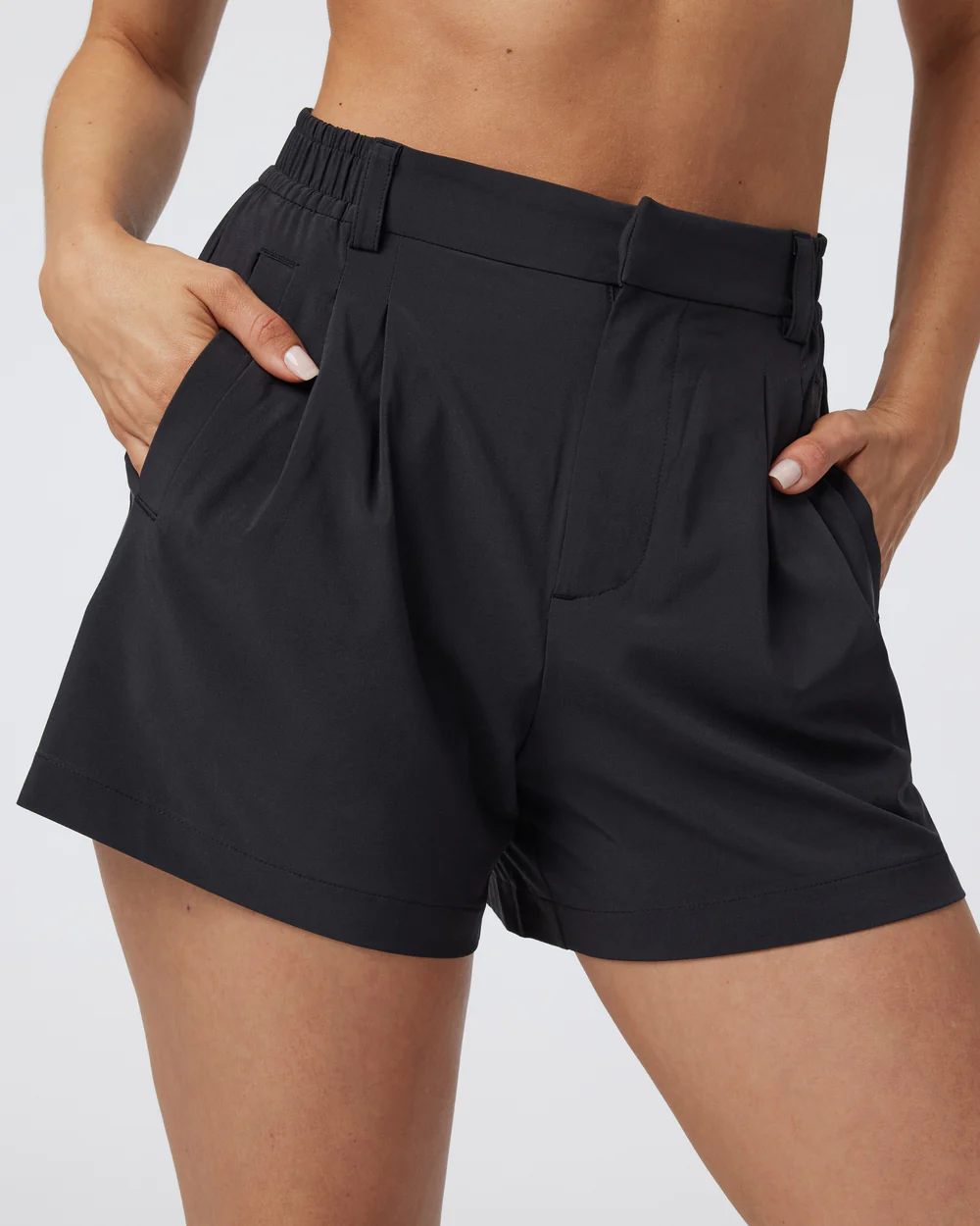 Villa Trouser Shorts - Mushroom - Xxs