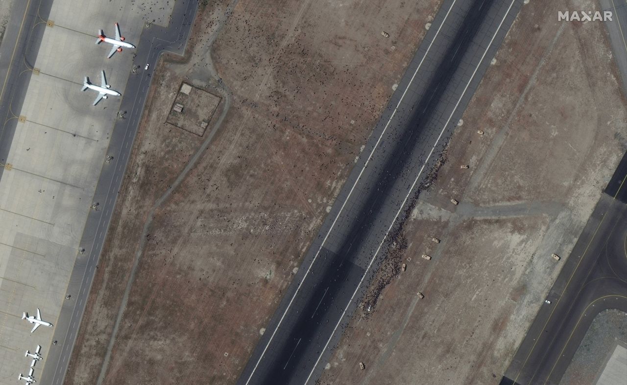Kabul International Airport on Aug. 16, 2021
