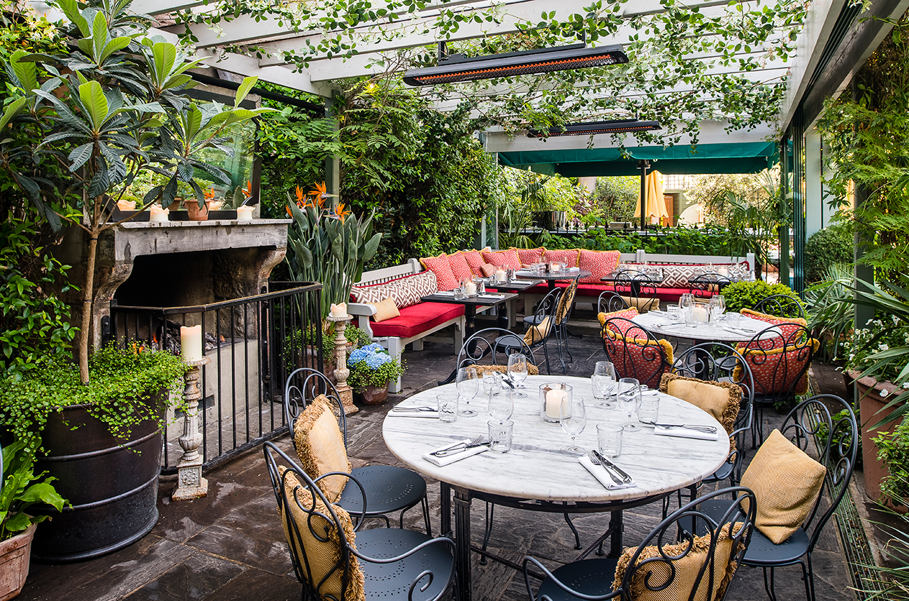Outdoor restaurants London