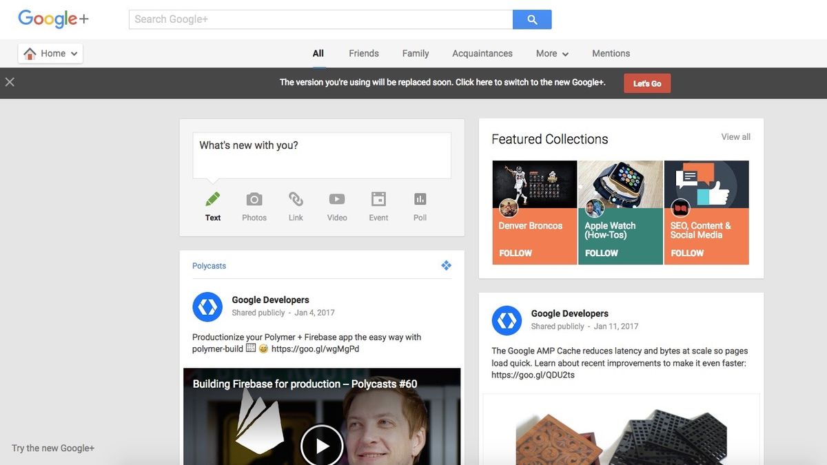 Say goodbye to classic Google+ on January 24 | TechRadar