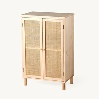 Sostrene Grene wooden rattan cabinet