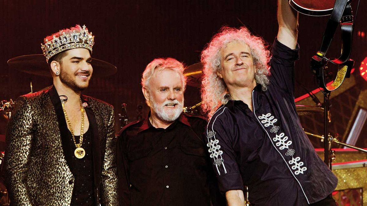 Queen + Adam Lambert onstage