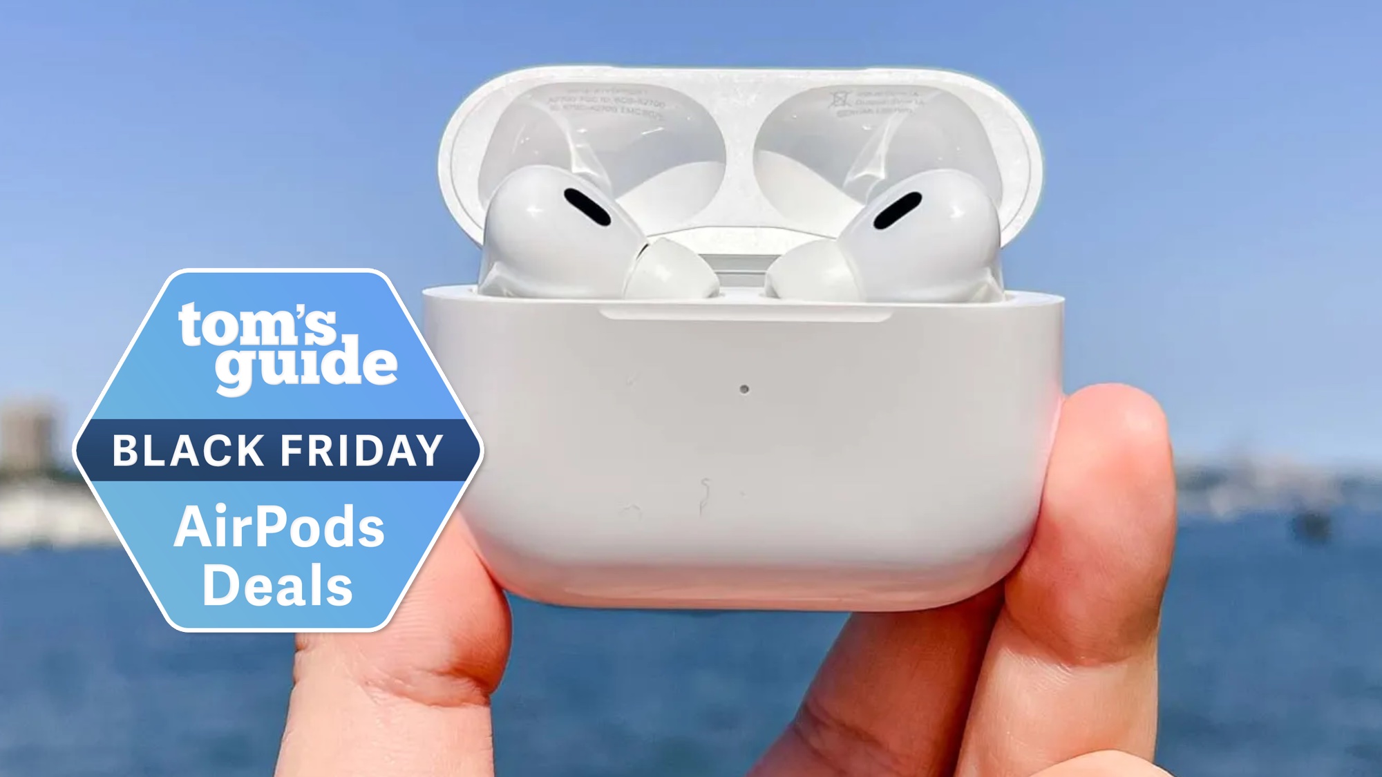 AirPods Pro 2 with Cyber Monday deal tag