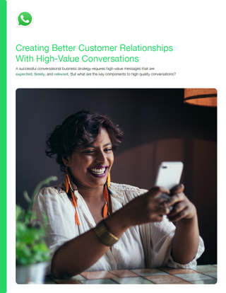 Whitepaper cover with image of laughing female using a smartphone