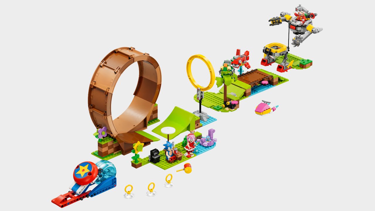 Sonic&rsquo;s Green Hill Zone Loop Challenge set and box