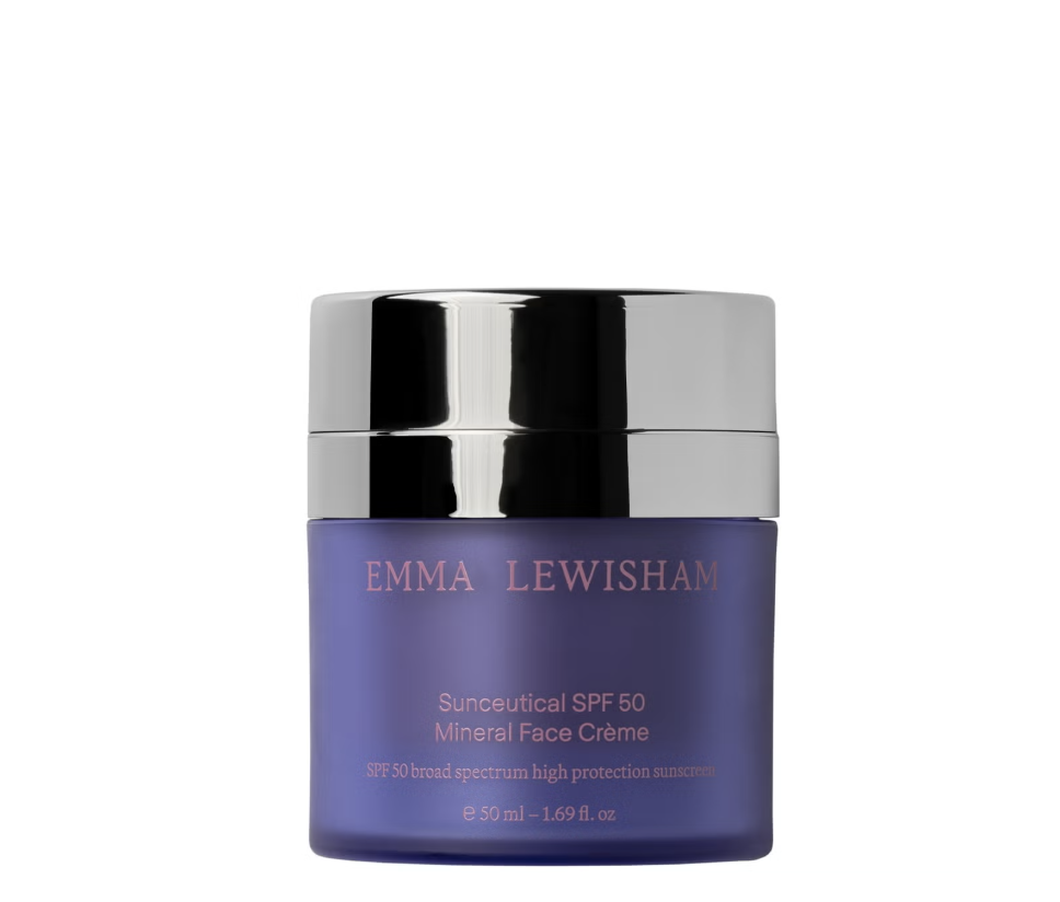 Emma Lewisham, Sunceutical SPF 50 Mineral Face Cr&amp;egrave;me