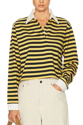 Miu Miu, Long Sleeve Rugby Top