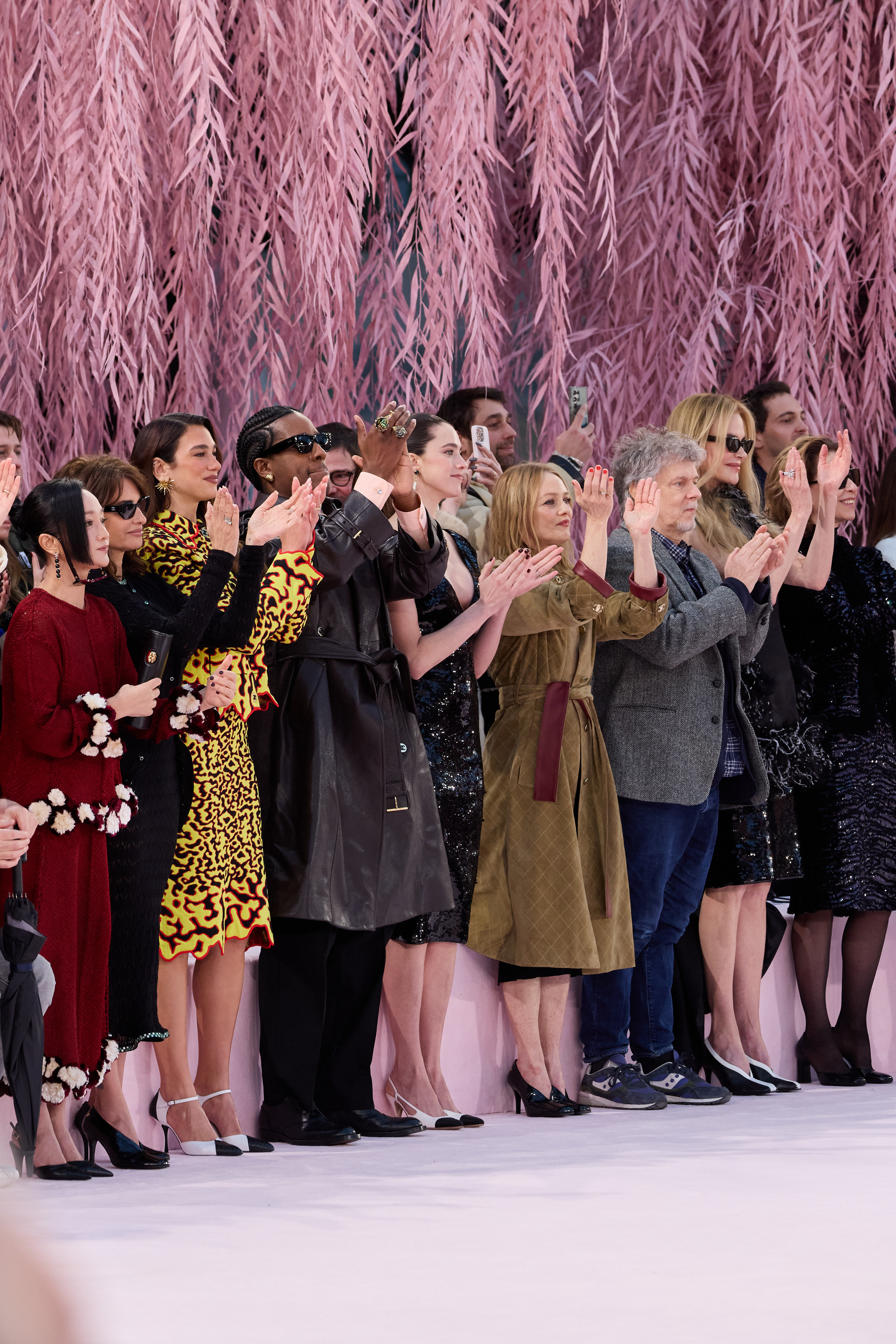 Celebrities at the Chanel Spring 2026 couture show last january