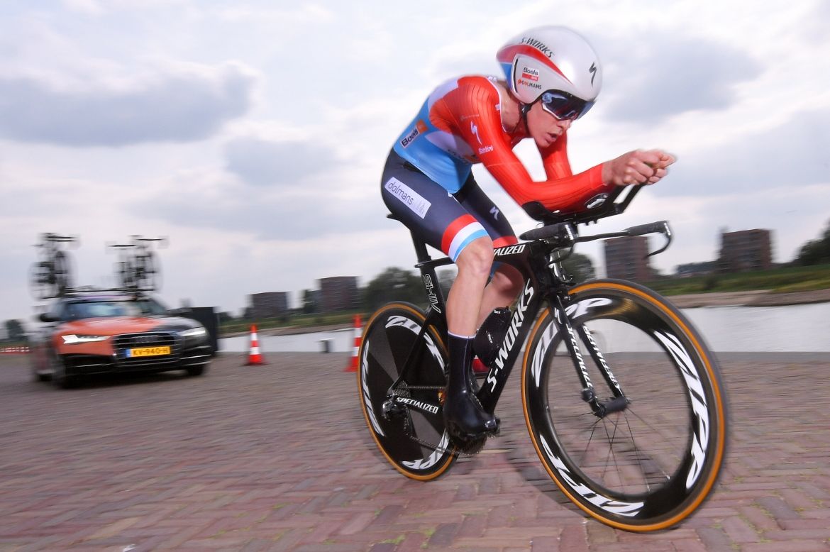 Christine Majerus (Team Boels Dolmans Cycling Team), during the 21st Boels Rental Ladies Tour 2018, Prologue - Stage 1 a 3,2km Individual Time Trial from Arnhem to Arnhem