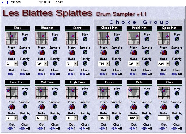 Les blattes splatte