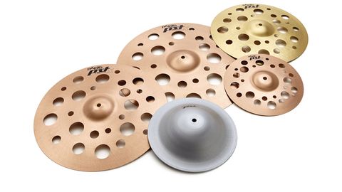 Mixing brass and bronze is a first for Paiste and results in fun cymbals for dramatic and coruscating effects
