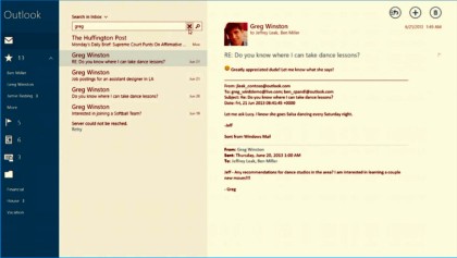 Mail in Windows 8.1