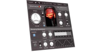 The large dampening knob controls a dynamic peak band EQ - the main refinement tool