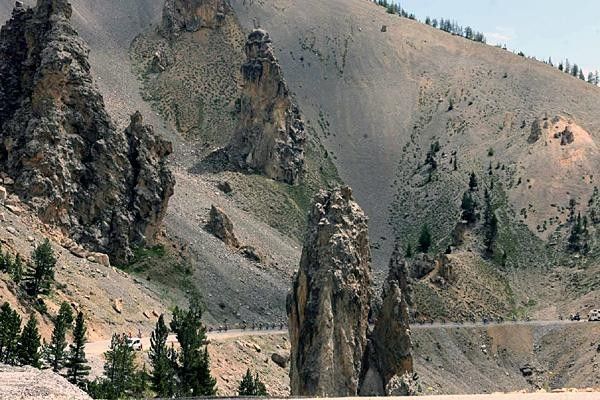 The Col d'Izoard has its own moonscape
