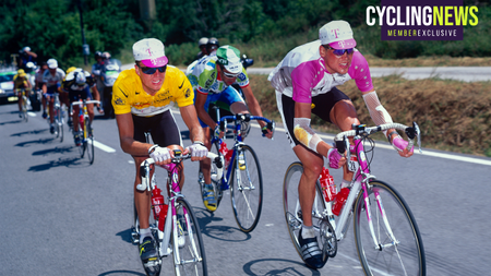 Bjarne Riis and Jan Ullrich at the Tour de France 1996
