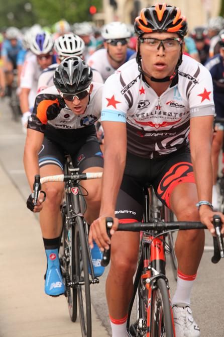 The pro men's race