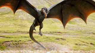drogon the dragon wings spanned