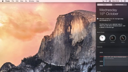 Yosemite Notification Centre