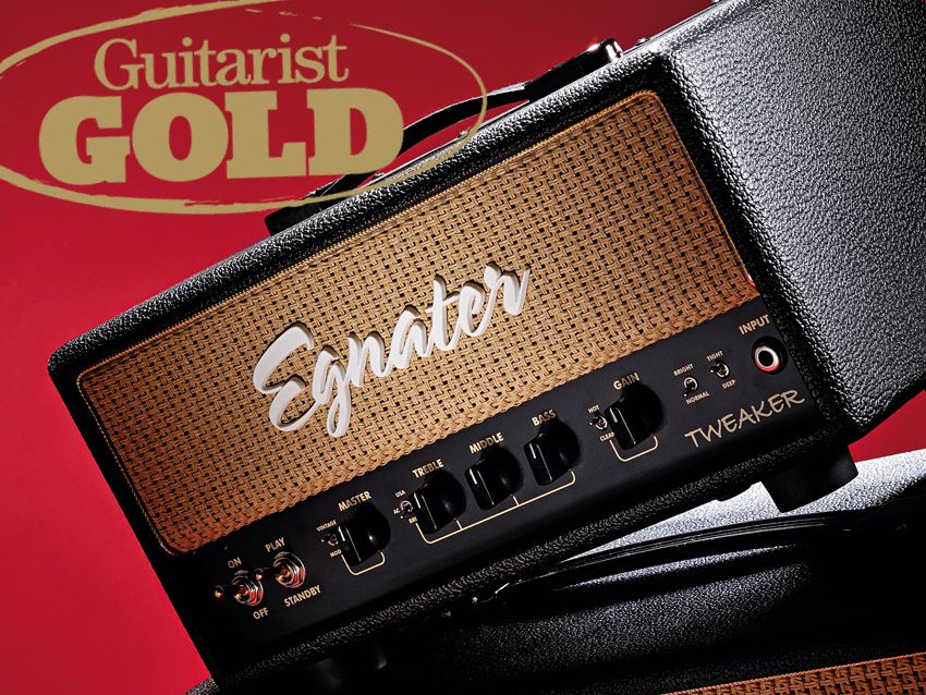 The baskey-weave grille with gold piping gives the tweaker a classy look well beyond its price tag.