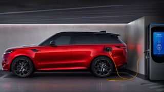 New Range Rover Sport in red