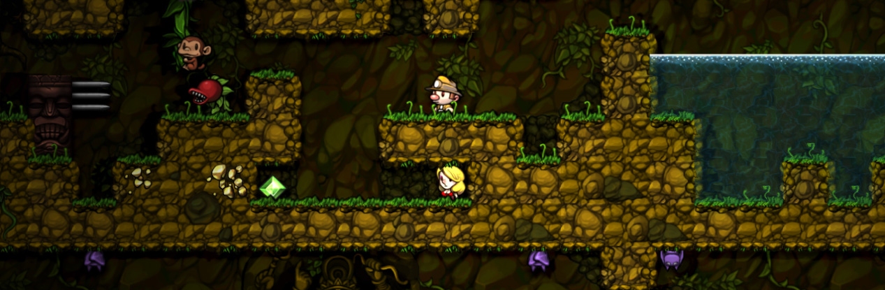 Spelunky, Made With GameMaker