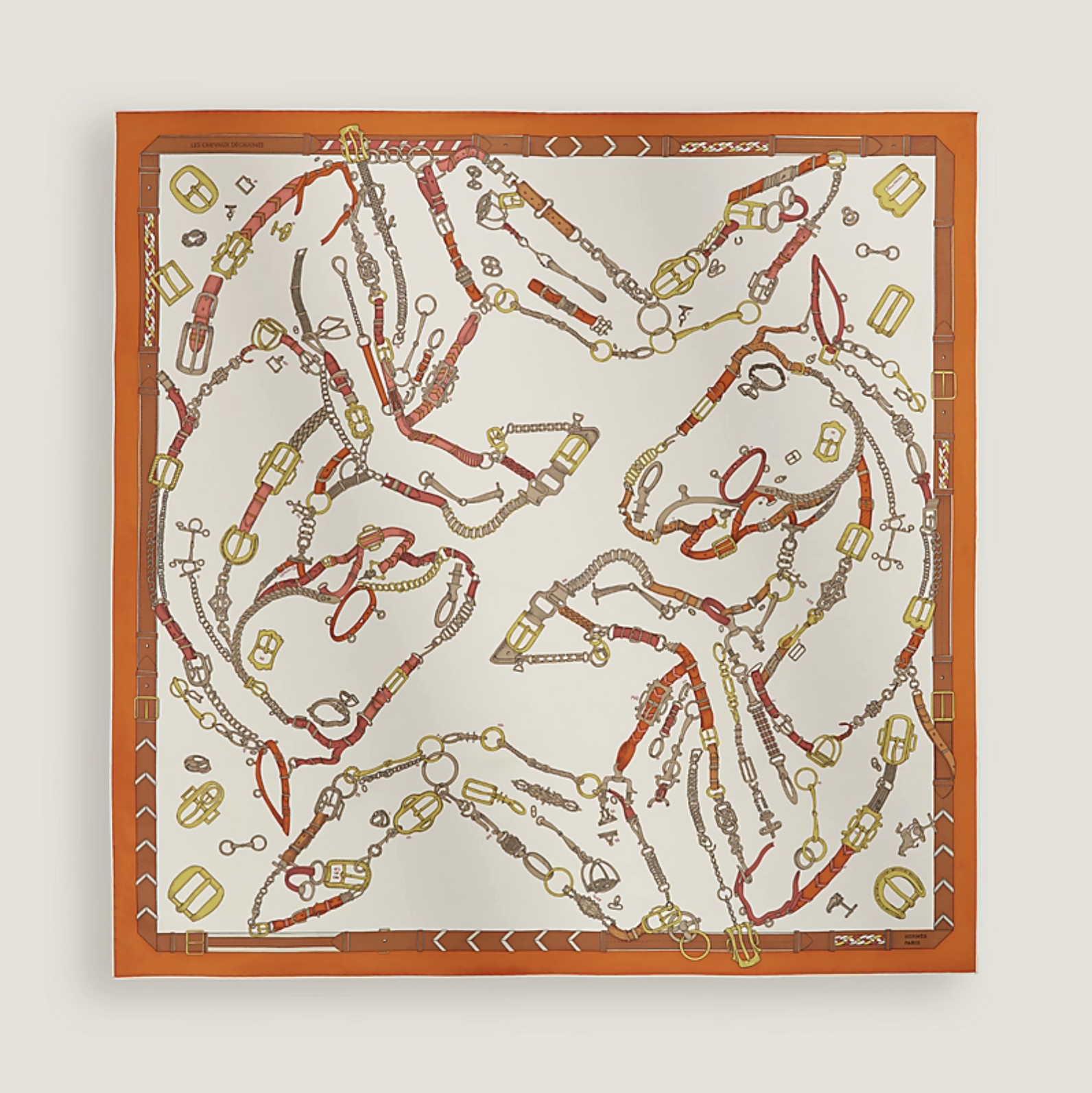 Herm&amp;#275;s, Les Chevaux Dechaines scarf 90