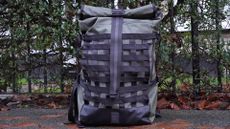 Image shows the Chrome Industries Barrage Freight backpack