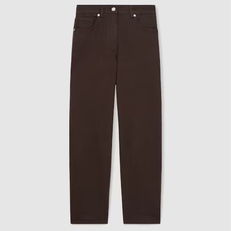 brown jeans
