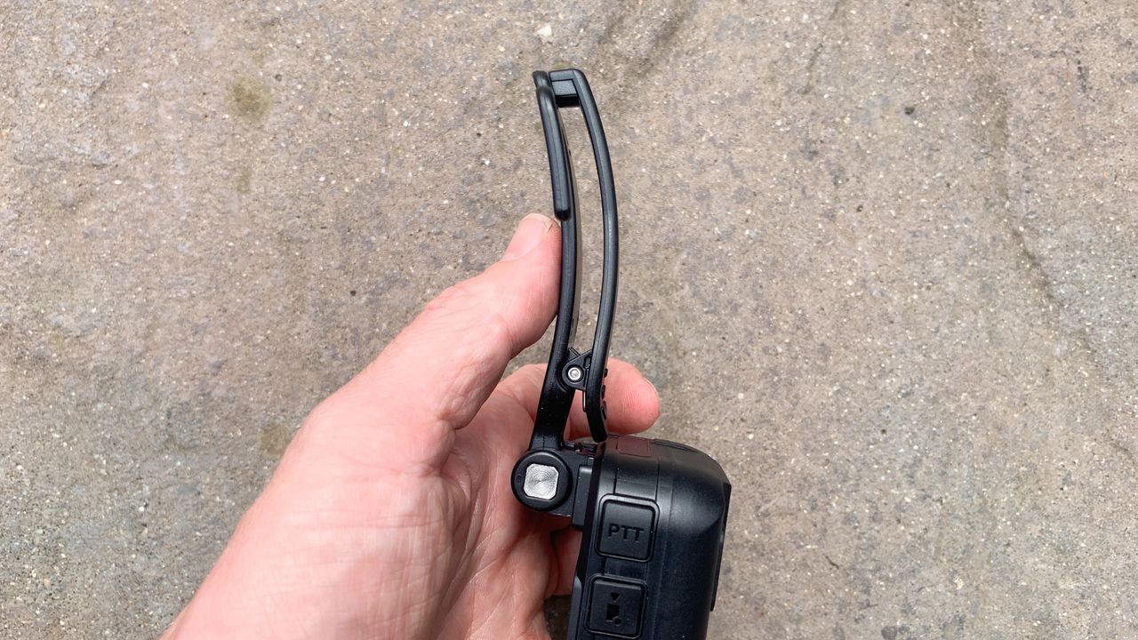 AeroTek T03 2K held in the hand with clip