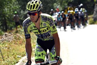 Alberto Contador escapes on stage eighteen of the 2015 Tour de France
