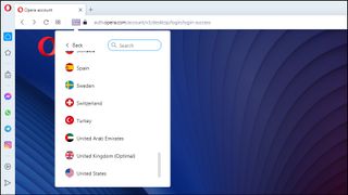 Opera VPN Pro Windows App Locations
