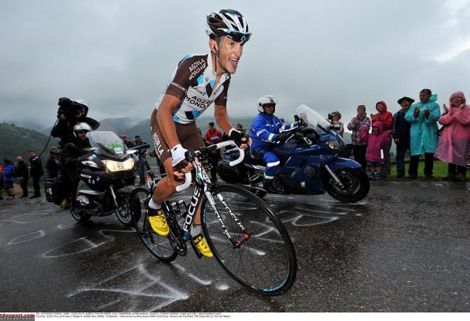 Blel Kadri (Ag2r-La Mondiale) claimed victory on stage 8, the first summit finish of the 2015 Tour