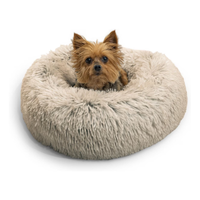 Best Friends by Sheri The Original Calming Shag Fur Donut Cuddler Cat &amp; Dog Bed