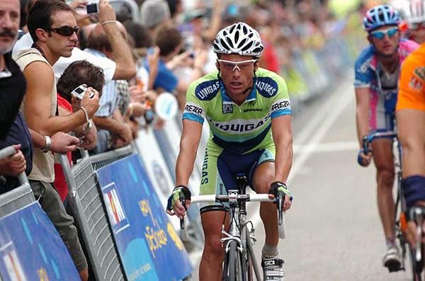 Danilo Di Luca (Liquigas) finishes